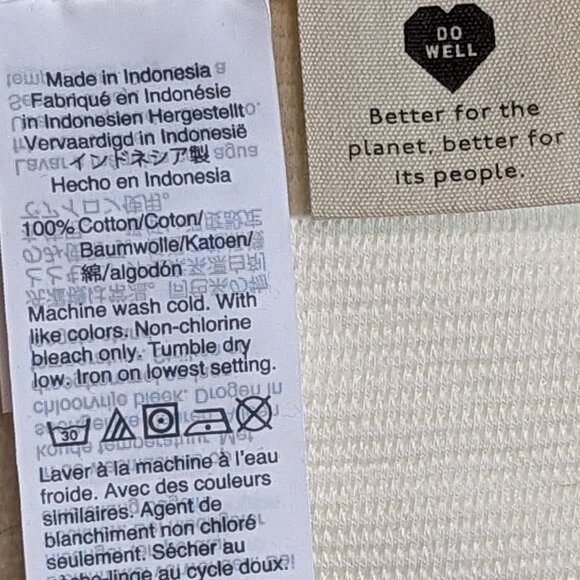 Madewell Ottoman Jacquard Cross-Back Tank Top, Size S - Picture 10 of 10